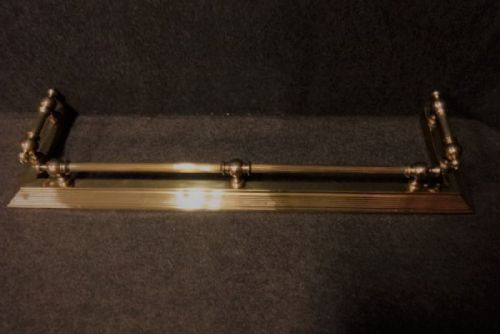 Good Victorian Brass Fender