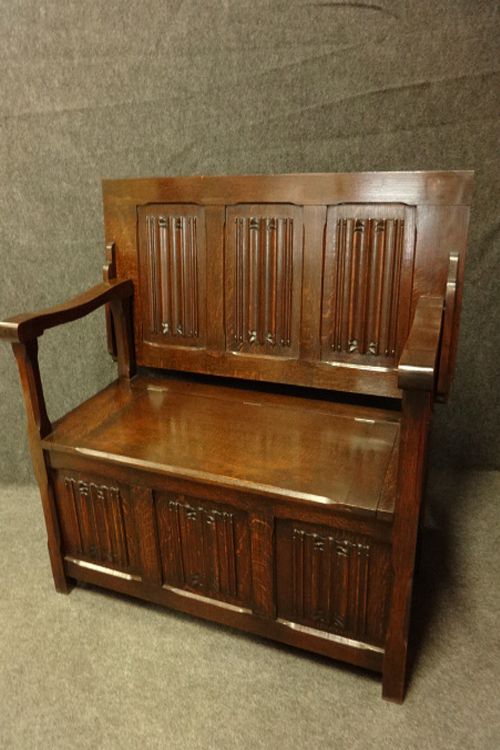Good Oak Monks Bench Settle