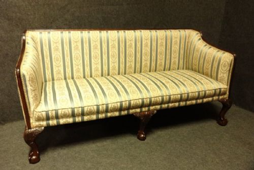 Outstanding Victorian Showframe  Mahogany Sofa
