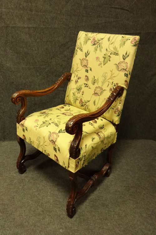 Good Walnut Library Armchair