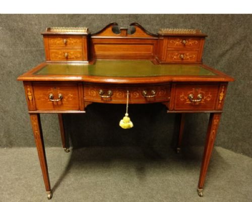 Maple & Co Rosewood Inlaid Desk