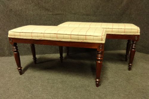 Good Pair Regency Mahogany Window Seats