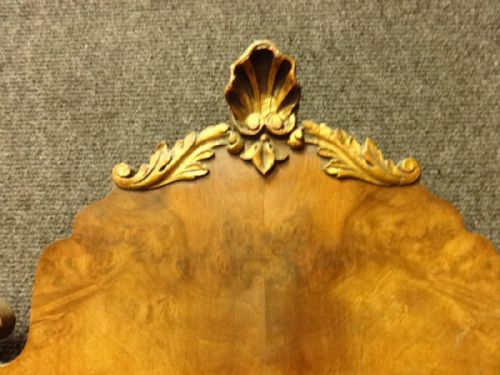 BURR WALNUT AND PARCEL GILT MIRROR - ADDITIONAL PHOTO 2