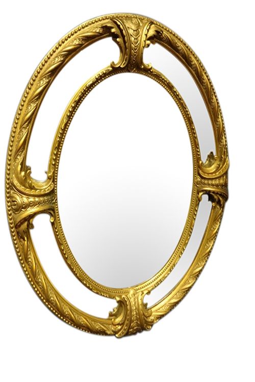 Superb Oval Marginal Gilt Mirror
