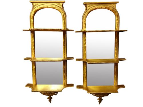 A Good Pair of Victorian Gilt Pier Mirrors