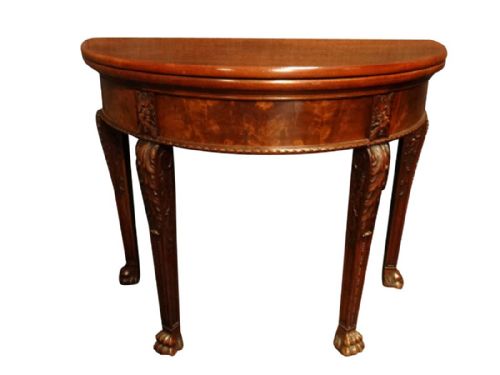 Outstanding Mahogany Console Table in the Kentian Style