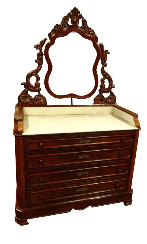 Outstanding Mahogany Dressing Chest of Drawers