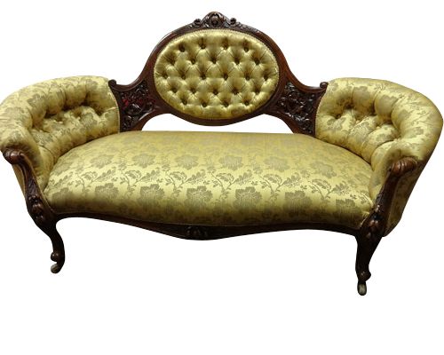 Outstanding Victorian Walnut Sofa