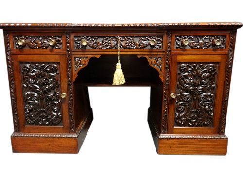 Superb Mahogany Desk