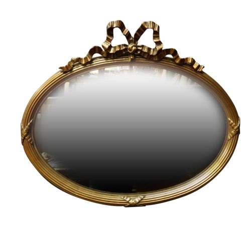 Beautiful Gilt Oval Mirror