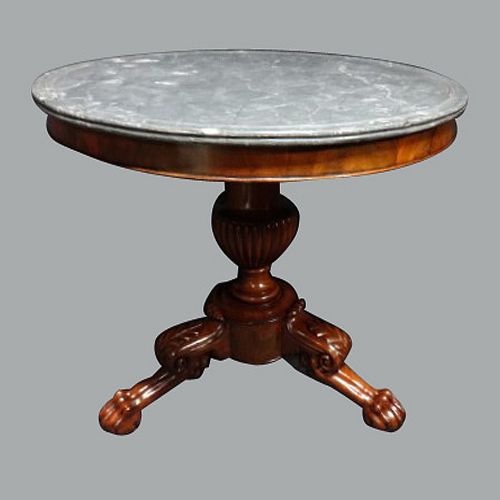 Outstanding French Marble Topped Centre Table Guirdon