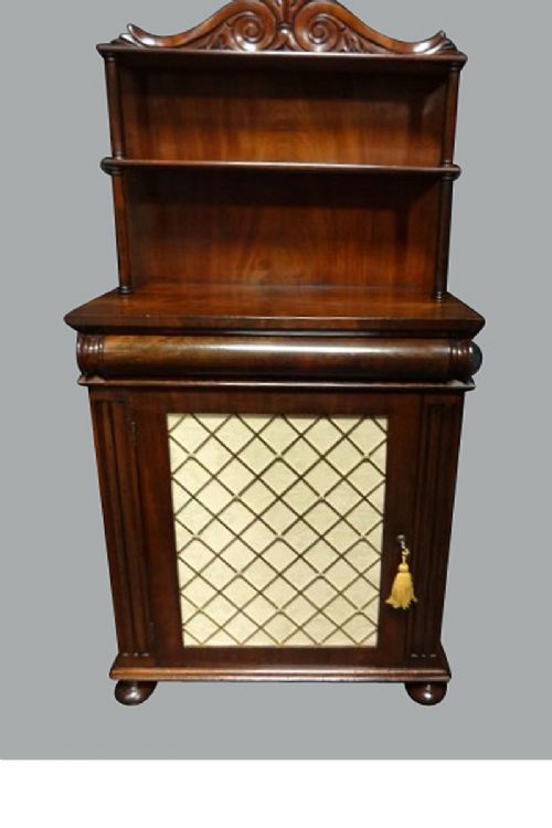 Quality Regency Mahogany Chiffonier of Small Proportions