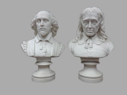 Copeland Busts 'Shakespeare' and 'Milton'