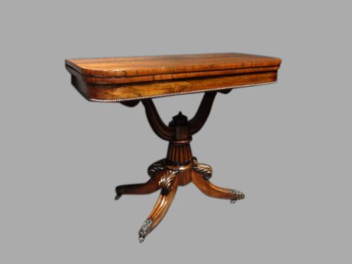 Outstanding Regency Rosewood Tea Table