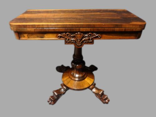 Excellent Quality Regency Card Games Table