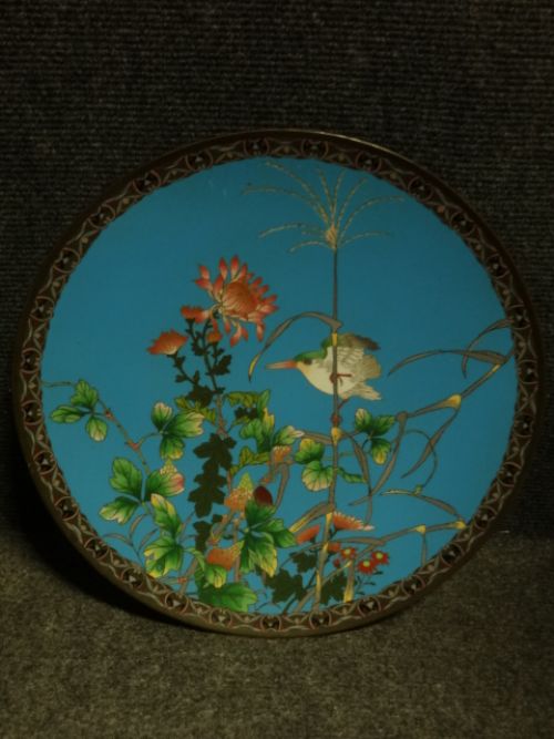 Quality Japanese Cloisonné Charger Plate
