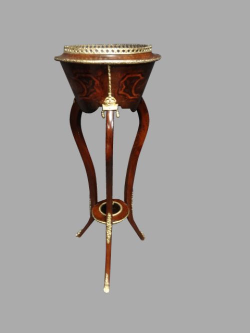 Kingwood  and Marquetry Planter