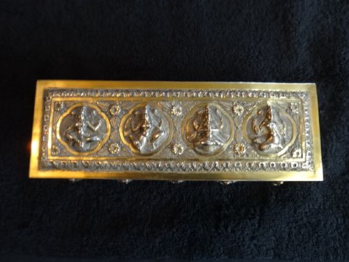 Very Good Indian Silver Gilt Hinged Box