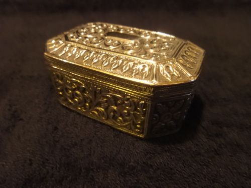 C19th Indian Silver Hexagonal Hinged Box