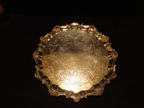 Superb Georgian Salver 'Emes and Barnard'