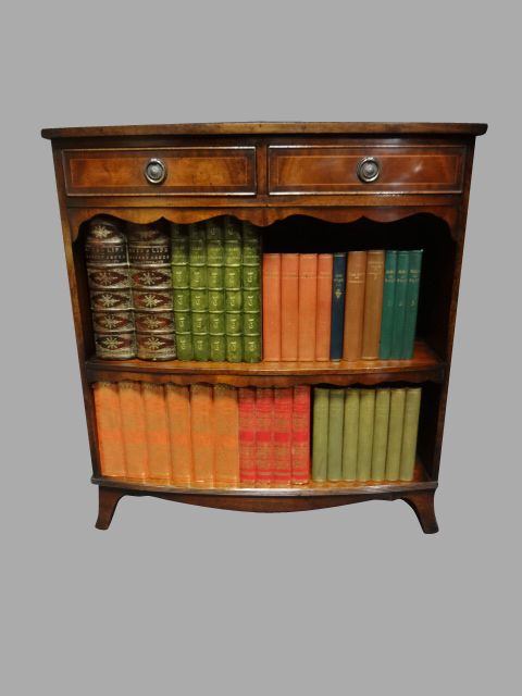 Good Mahogany Open Bookcase
