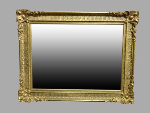 Superb Victorian Gilt Framed Bevelled Mirror