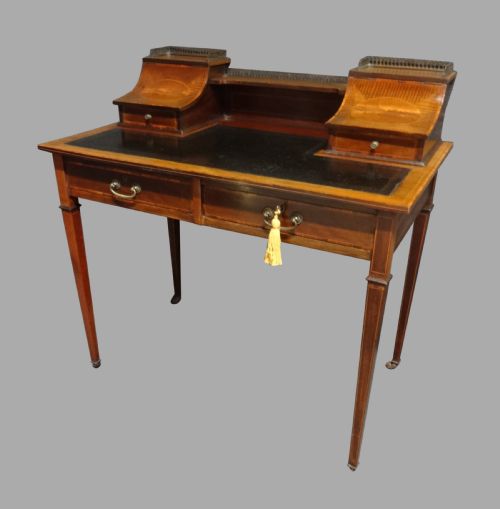 Pretty Ladies Inlaid Carlton House Desk