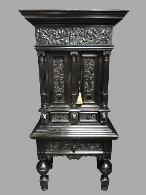 Stunning Ebonised Cabinet on Stand