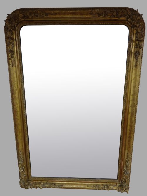 Large Outstanding Gilt Framed Mirror