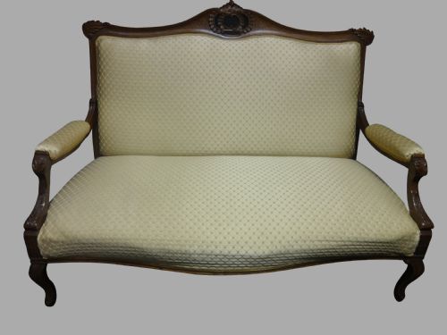 A Very Good French Walnut Settee