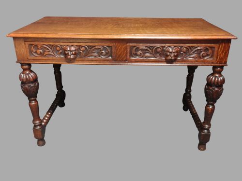 Very Good Oak Writing  Desk