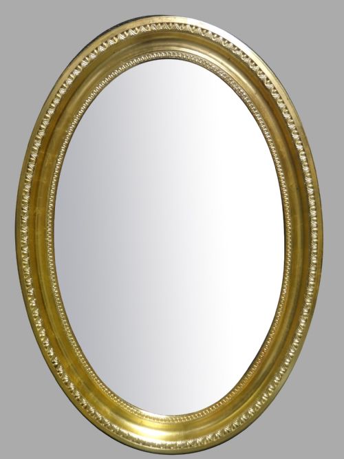 Lovely Edwardian Oval Gilt Mirror