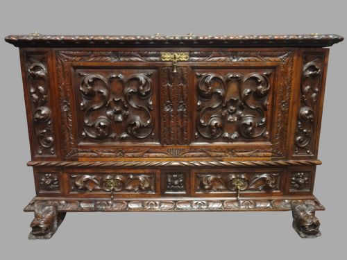 Very Good Walnut Cassone
