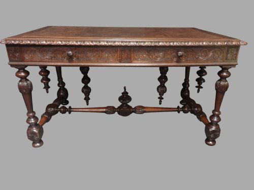 Outstanding French Walnut Desk