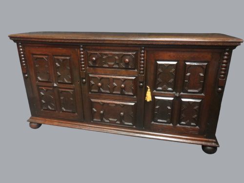 Lovely Victorian  Oak Dresser Base Sideboard