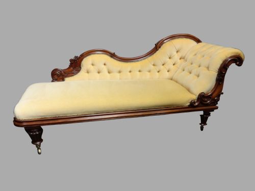 Top Quality William 4th Mahogany Chaise Lounge Sofa