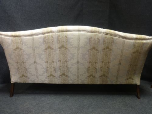fig 1. Victorian Mahogany Framed Camel Backed Sofa