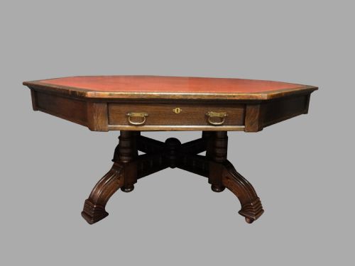 Very Good Victorian Drum Rent Table