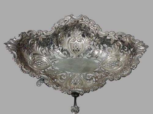 Victorian Silver Dish by James Dixon & Sons