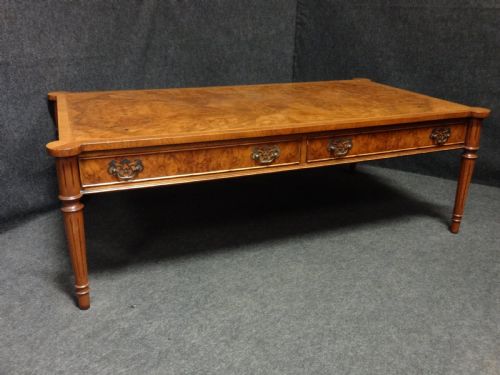 Excellent Quality Burr Walnut Coffee Table