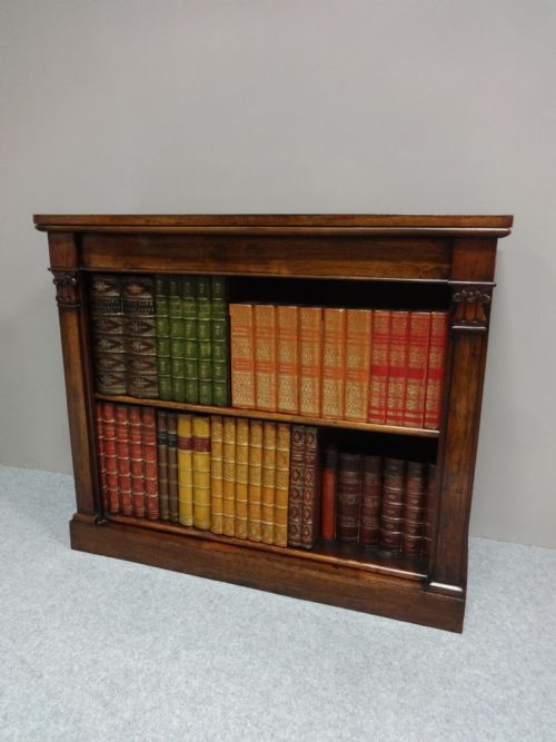 Fine William 4th Rosewood Open Bookcase