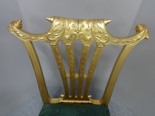 SUPERB GEORGIAN GILT CHAIR - ADDITIONAL PHOTO 4