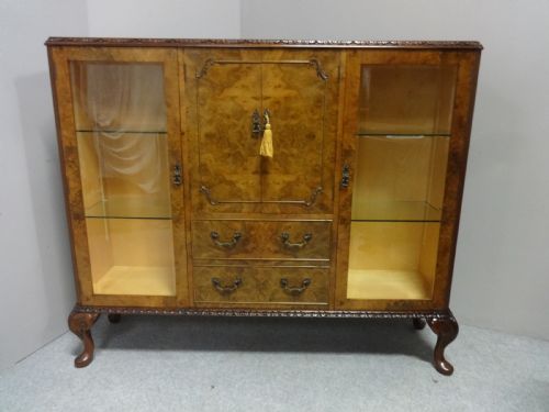 Top Quality Burr Walnut Cabinet