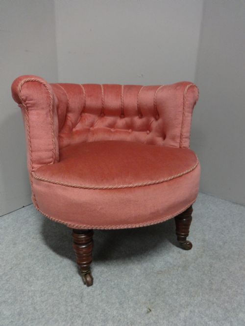Very Pretty Walnut Tub Chair