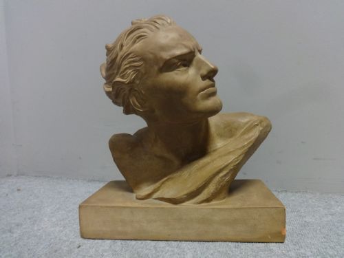 Signed French Terracotta Bust