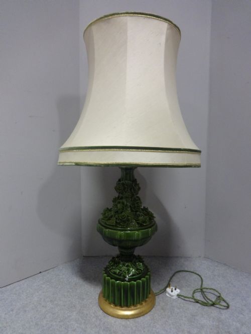Striking Italian Porcelain Table Lamp