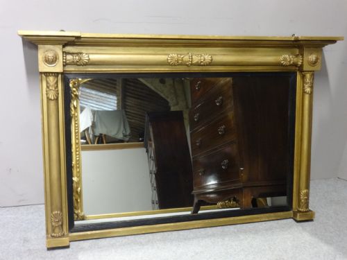 English Regency Gilt Overmantle Mirror