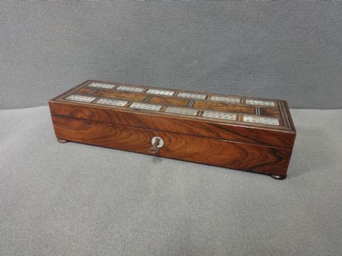 Superb Rosewood Cribbage Games Box (1)