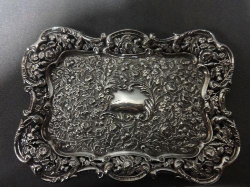 Edwardian Silver Tray by Mathew John Jessop