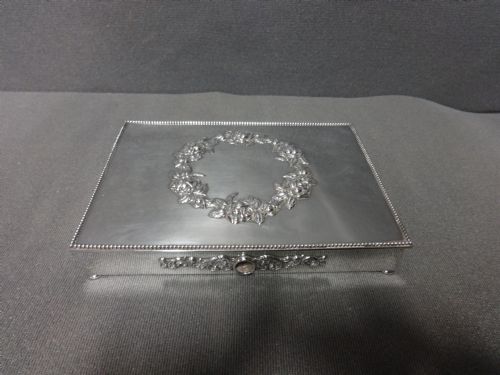 Good Silver Plate Jewelry Box
